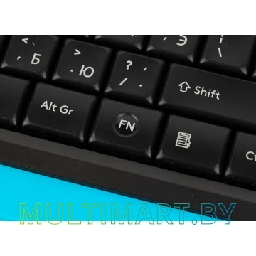 Комплект клавиатура + мышь A4Tech Fstyler FG1010 (черный/синий) картинка 4